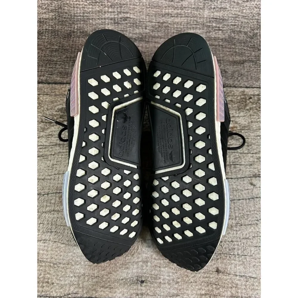 Adidas Women's NMD R1 Parley Magic Mauve Black Running Shoes - Picture 10 of 12
